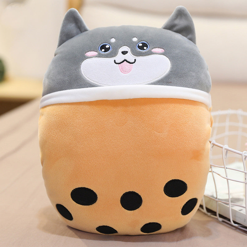 Animal Milk Tea Plush Toy Pillow