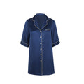 Midnight Letter Silk Night Shirt