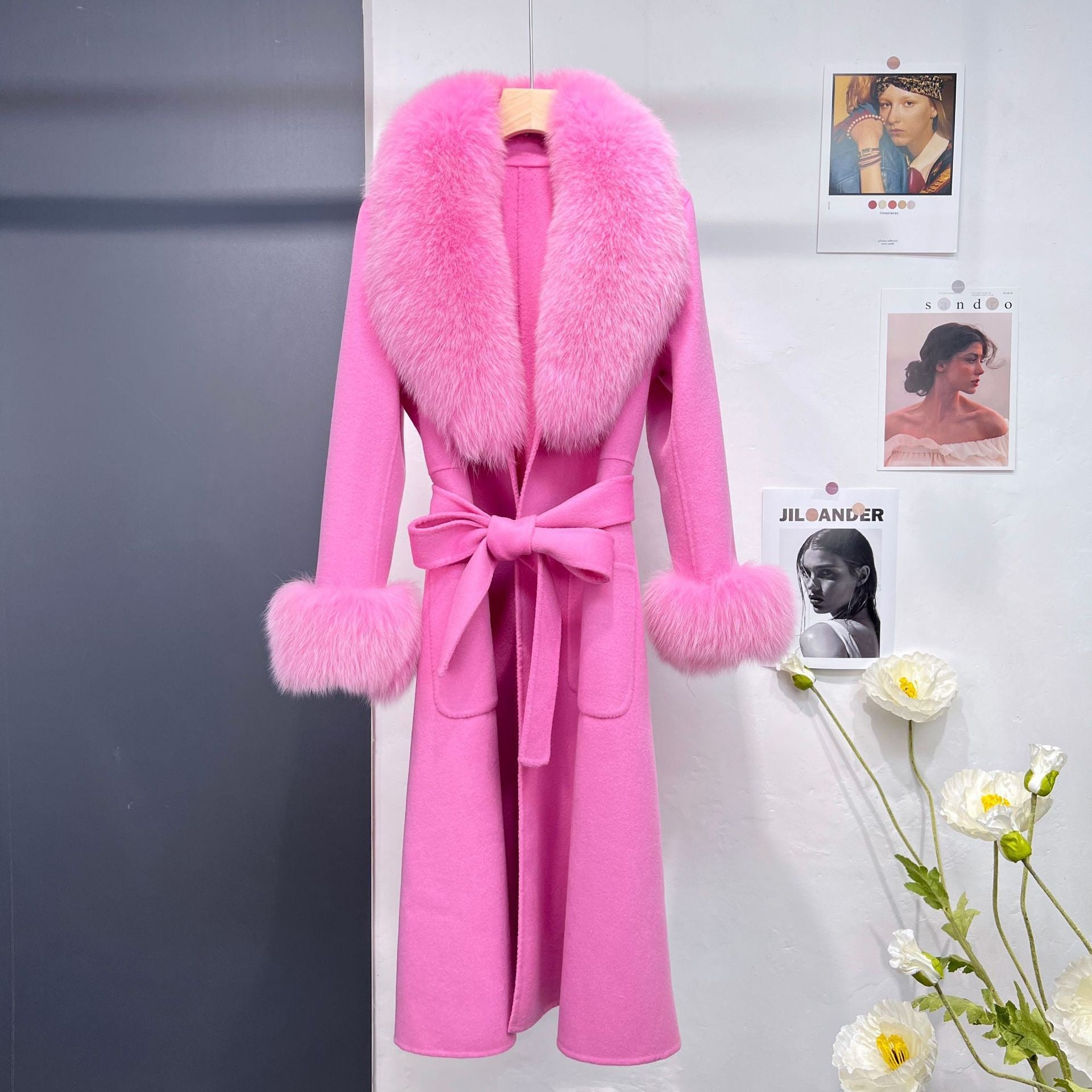 Ana Fur Trimmed Coat